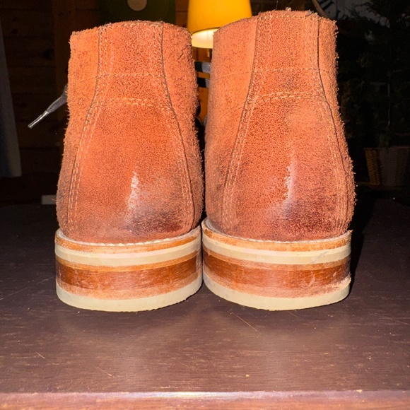 Wolverine 1000 Mile Latham Boots Men's 10 Rust Rough Out Leather MADE IN USA - Picture 8 of 16
